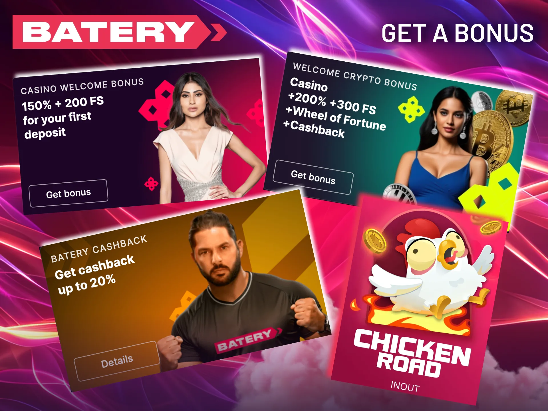 Play Chicken Road at Batery with welcome offers and daily free spins.