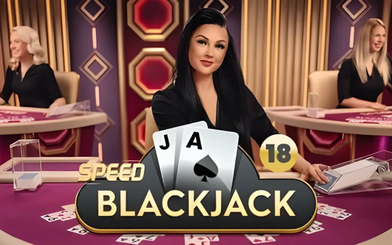 Batery Speed Blackjack fast paced casino card game with instant decisions.